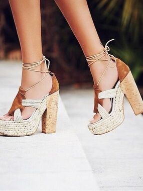 Free People High Society Platform Heels | Espadrille | Made in Spain